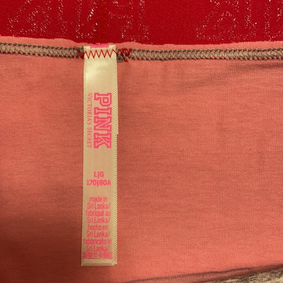 NWT VS pink new in bag never worn brief style panties/boy shorts. Size large - Picture 3 of 4